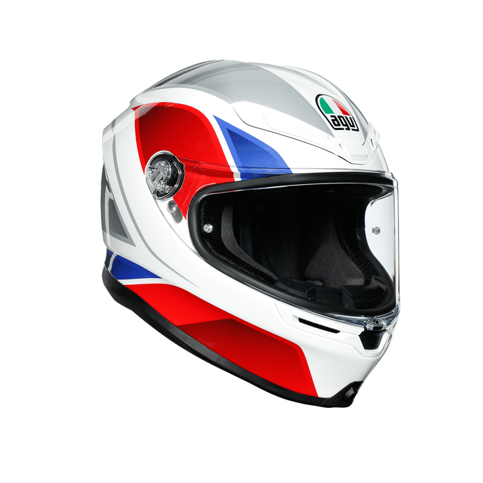 Kask AGV K-6 MS Hyphen White/Red/Blue