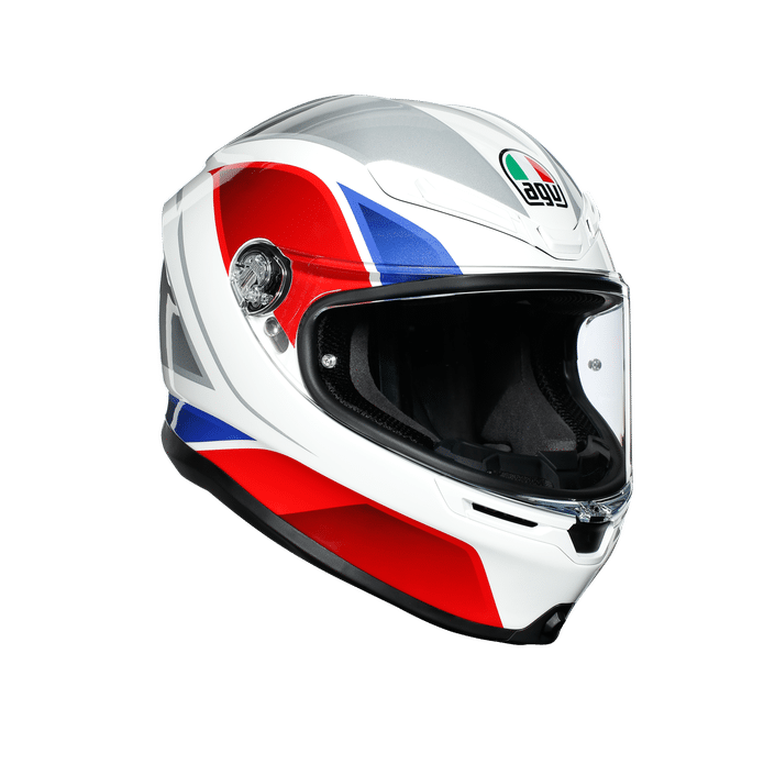 Kask AGV K-6 S Hyphen White/Red/Blue