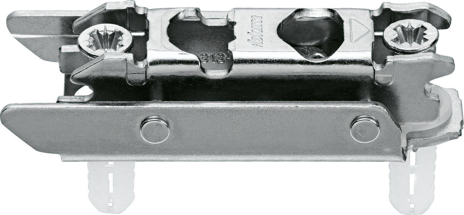 BLUM 177H3130E CLIP prowadnik, prosty (20/32 mm), 3mm, EXPANDO, RW: mimośród, niklowany (Zdjęcie 2)