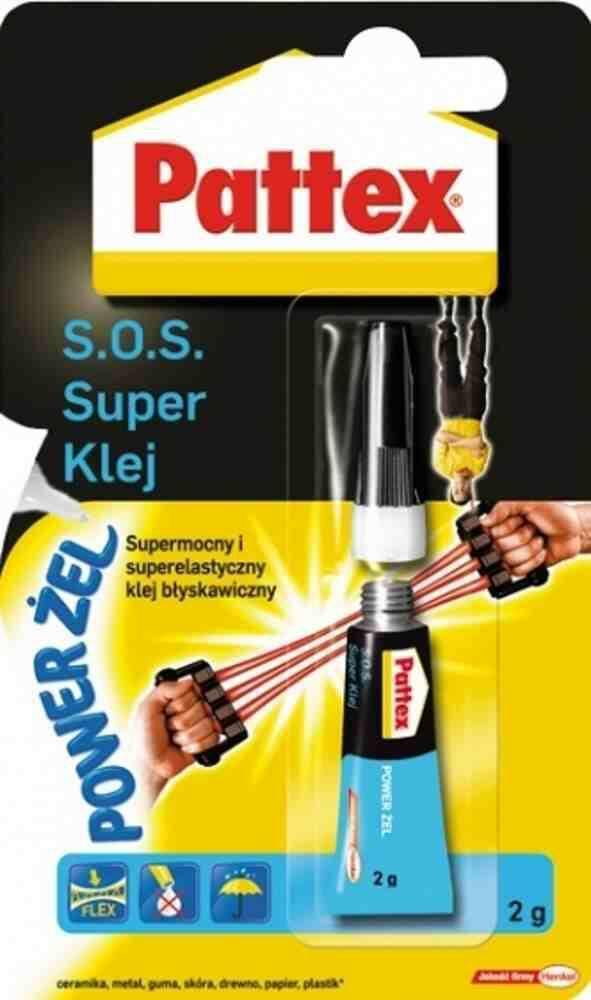 PATTEX SUPER KLEJ POWER ŻEL 2G