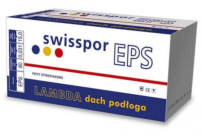 Styropian Swisspor Podłoga 0,031 80kPa (Zdjęcie 1)