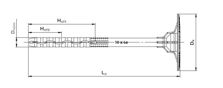 Kołek FIX-M trzpień metal 10x140 100szt (Foto 3)