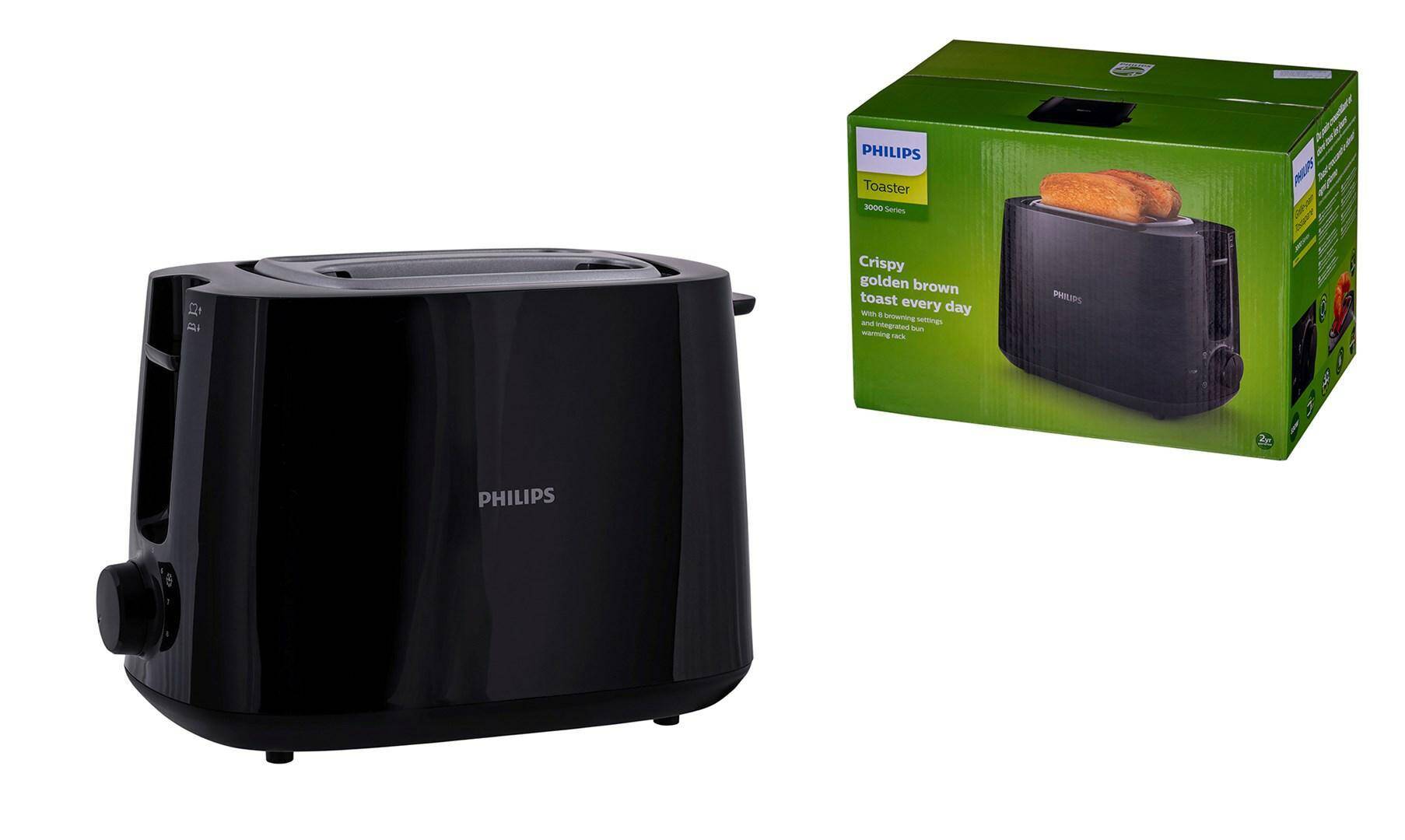 PHILIPS TOSTER HD2581/90 czarny