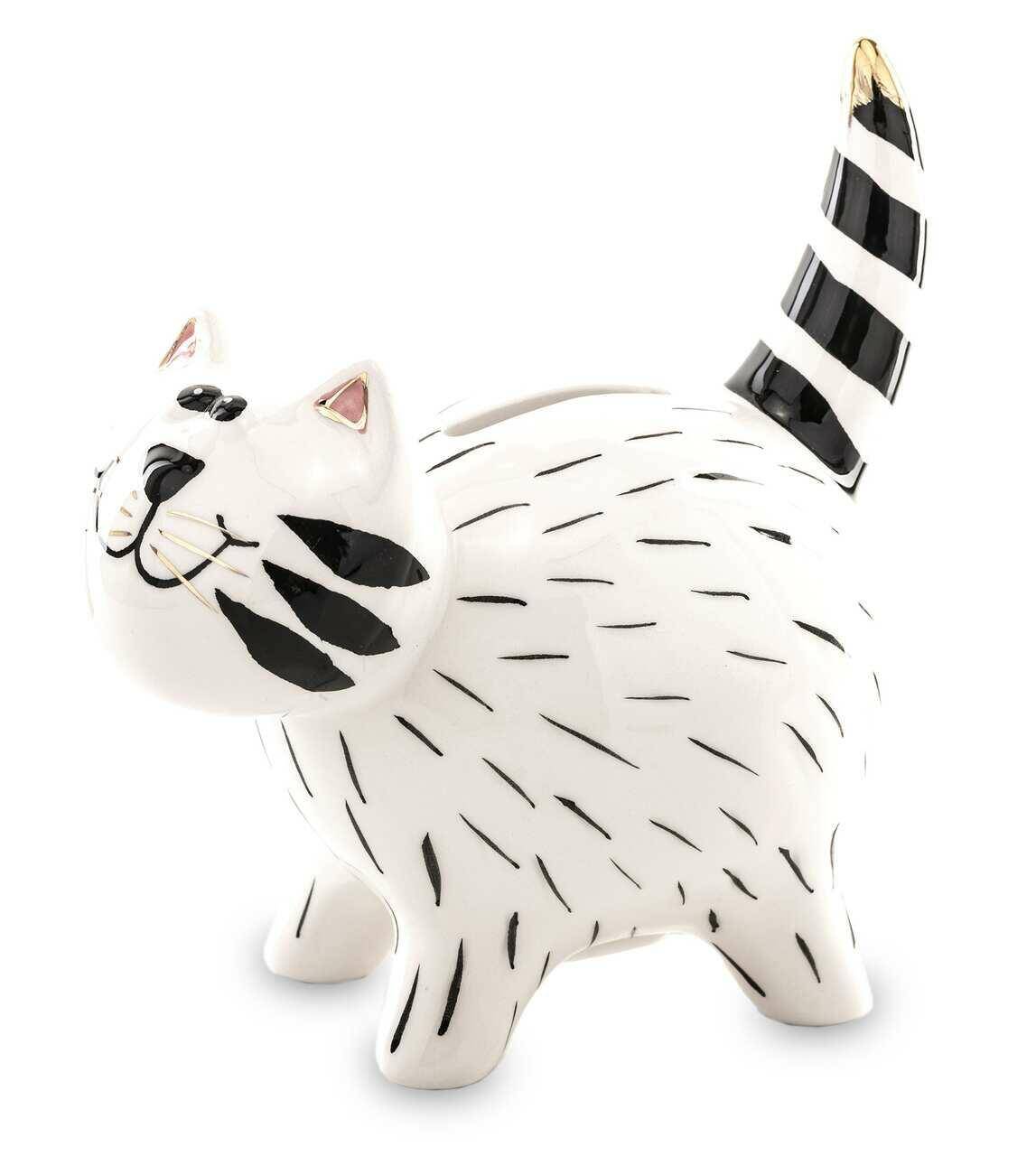 Skarbonka kot ceramiczny