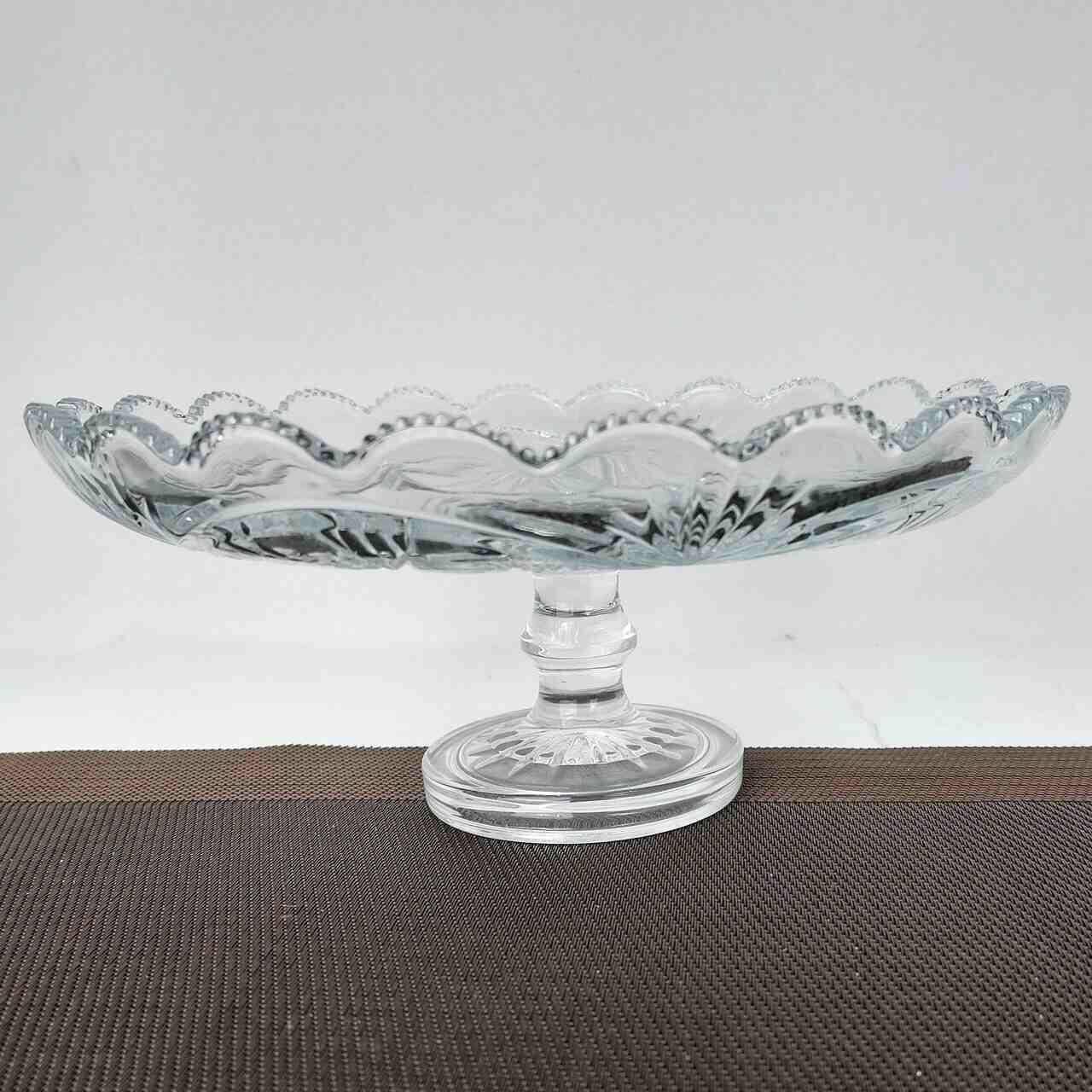 Patera szklana 25cm Grube szkło