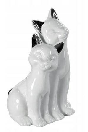 KATO Kot ceramiczny biały+srebro  380363