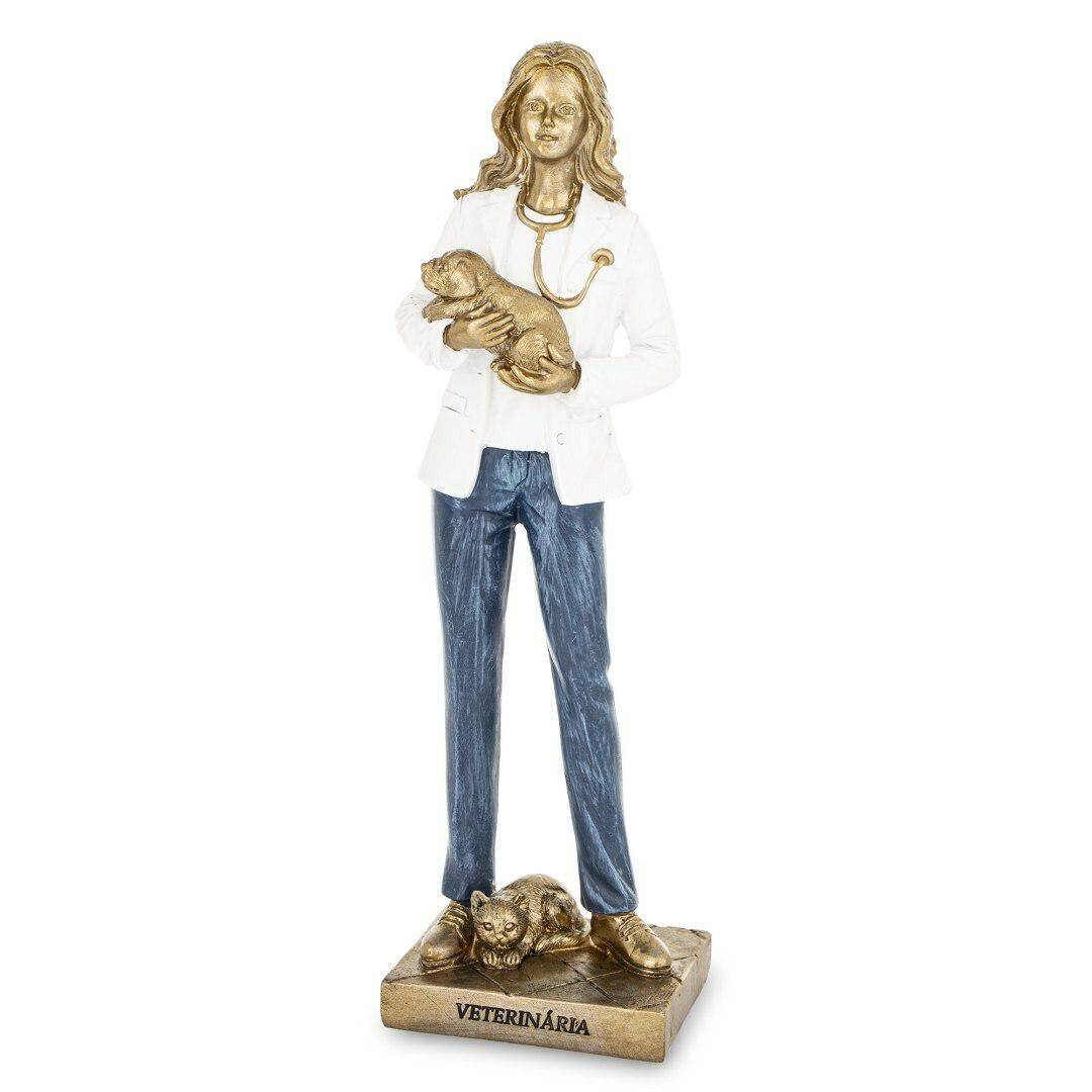 Figurka kobieta weterynarz