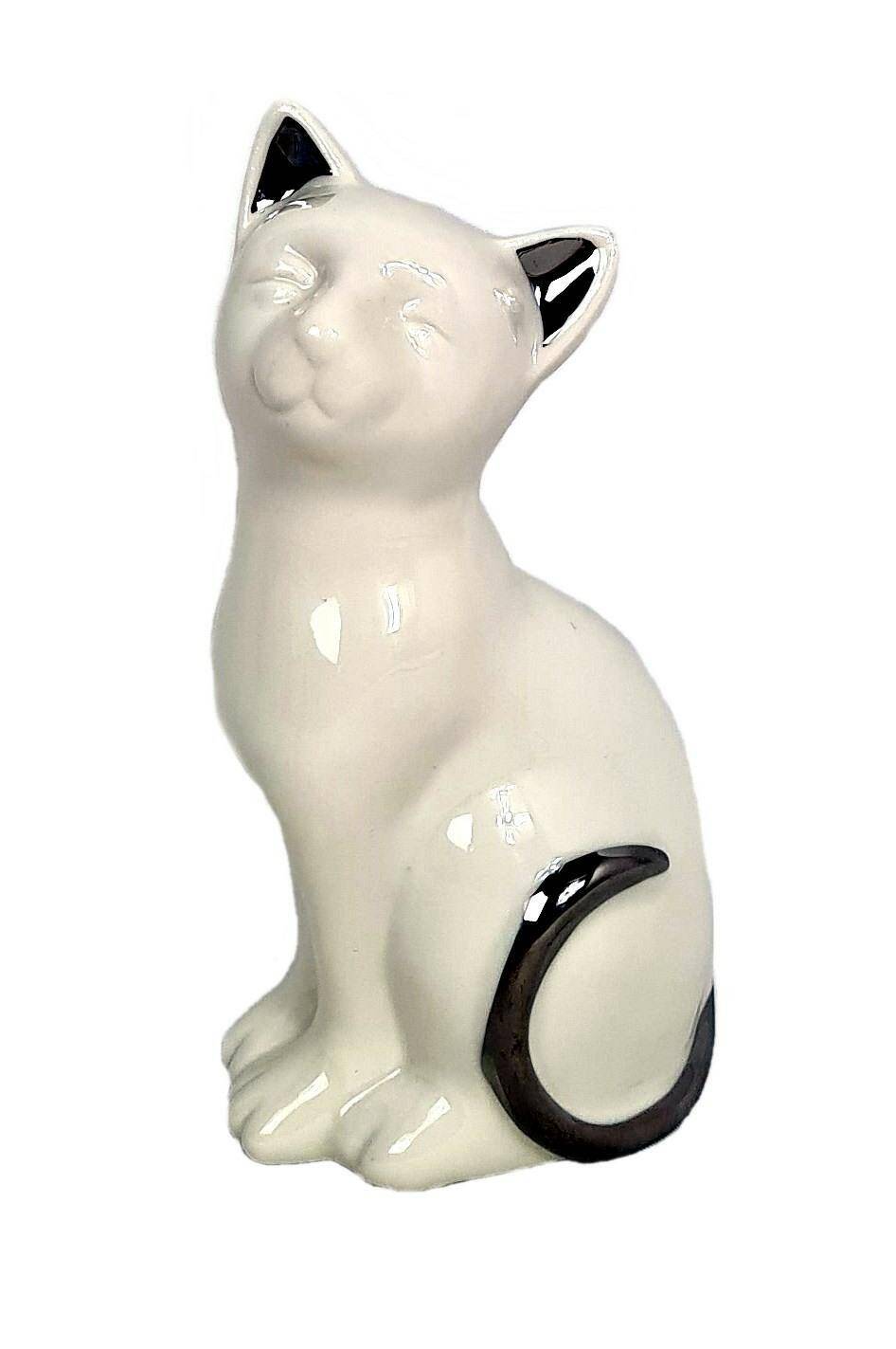 KATO Kot ceramiczny biały+srebro PROMO