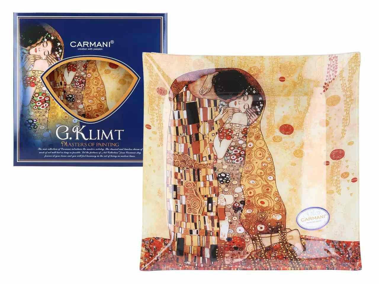 Gustaw Klimt Talerz kwadrat 30cm