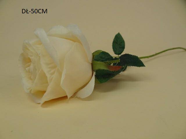 Kwiaty sztuczny róza biała
