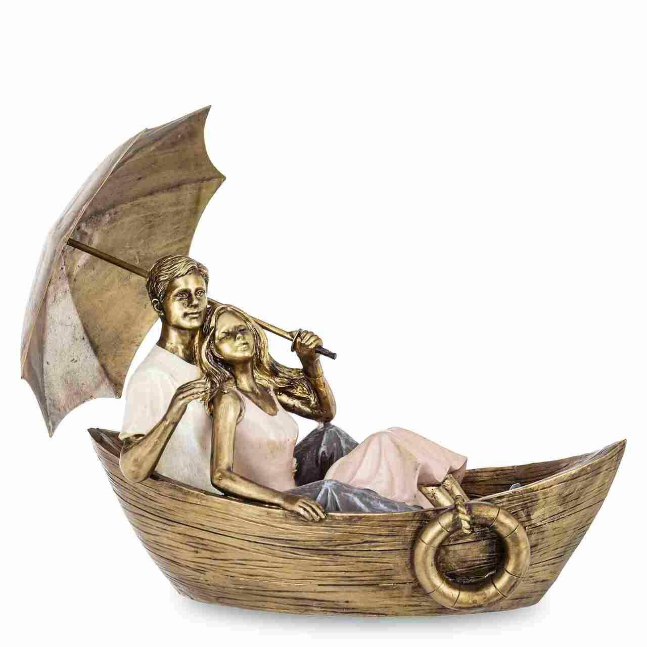 Figurka para na łodzi 21cm 145056