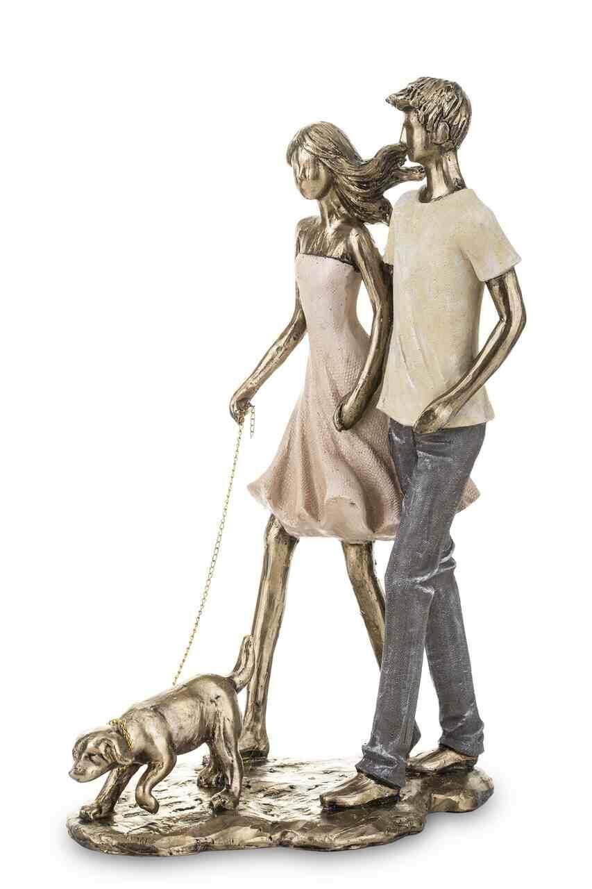 Figura para z pieskiem 27cm