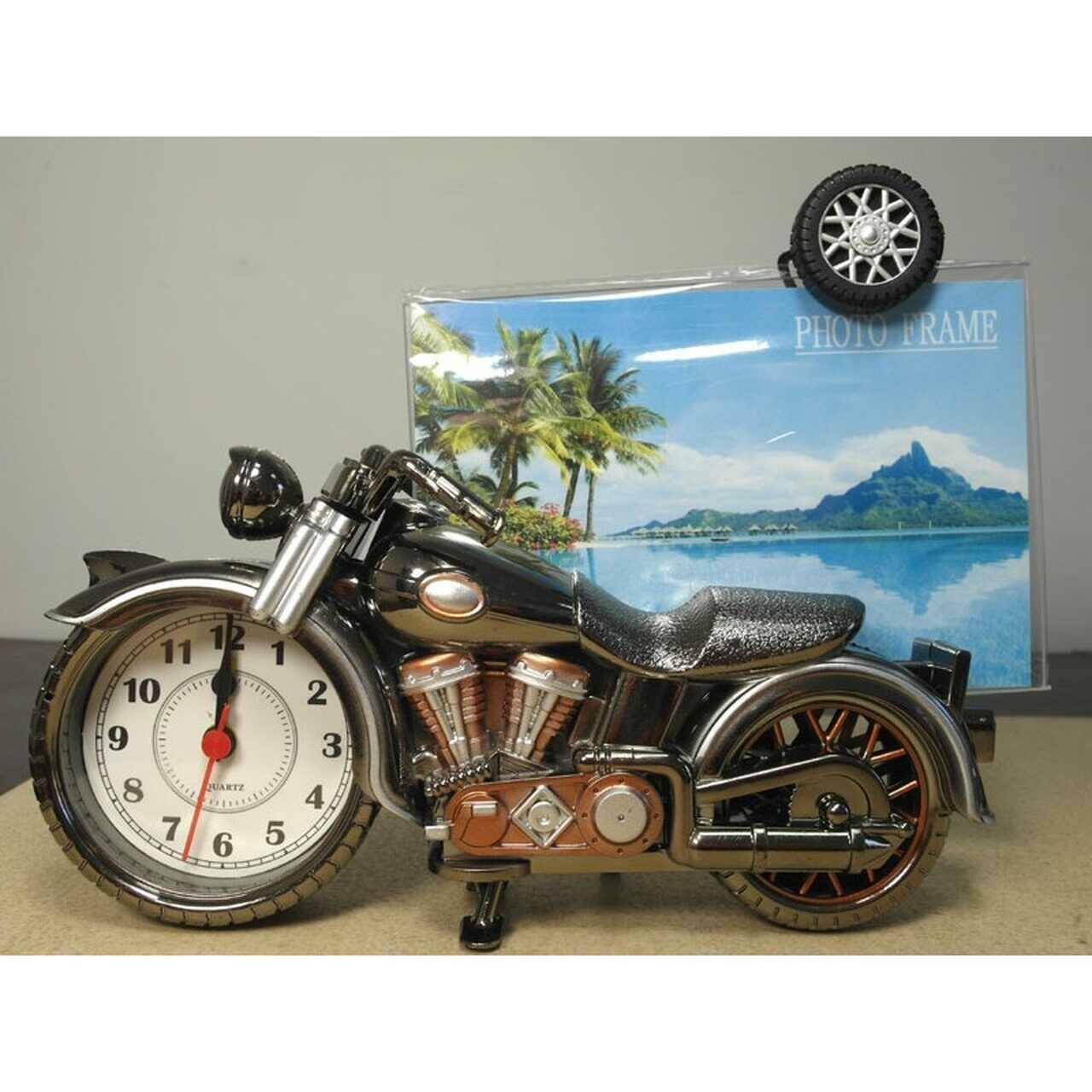 Motocykl z zegarem 26cm