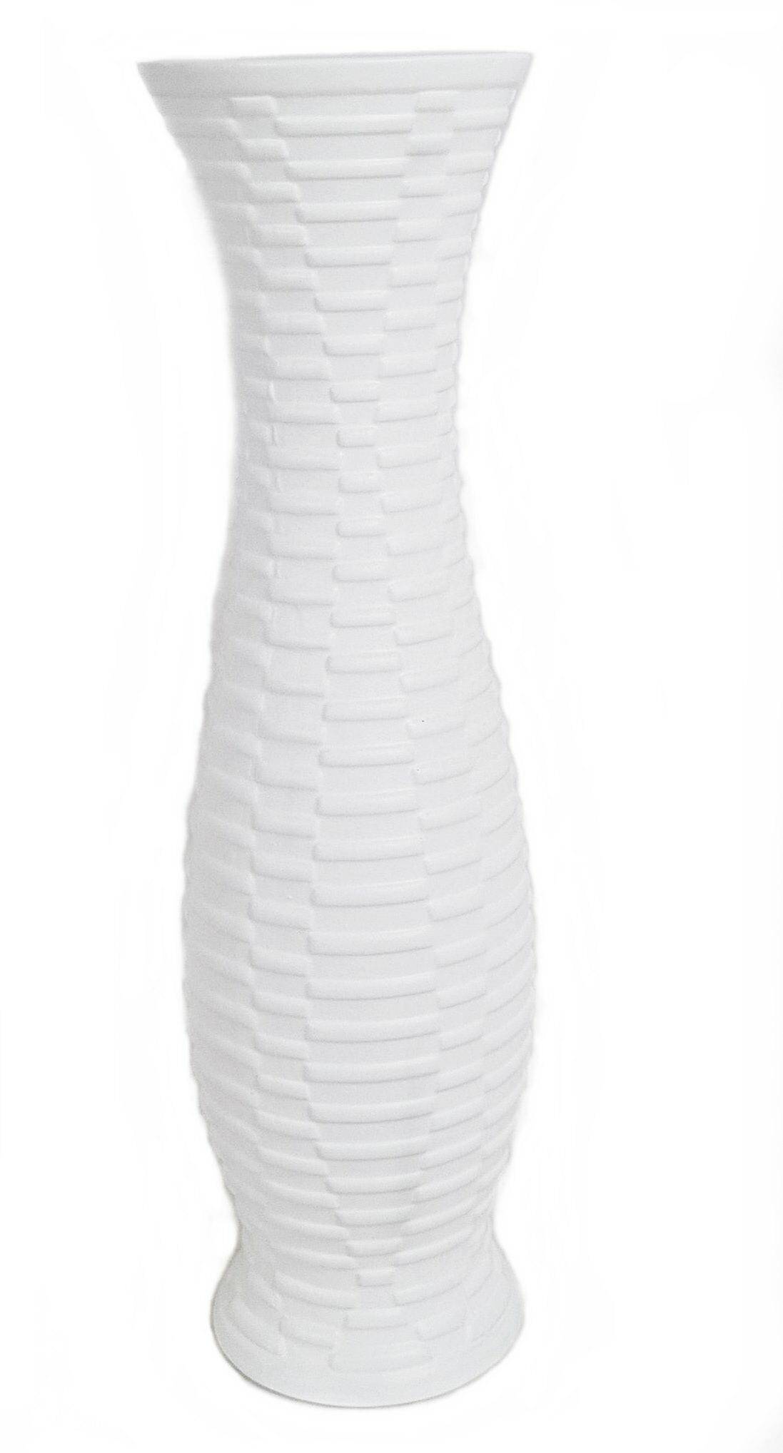 Wazon ceramiczny biały 57cm 22803A
