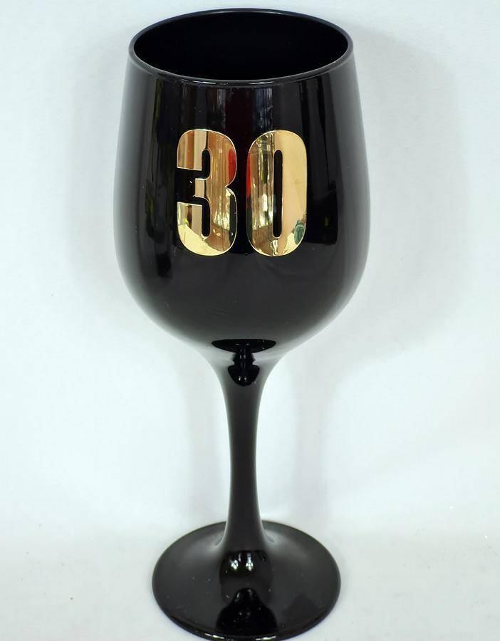 Kielich jubileuszowy wino czarny 30
