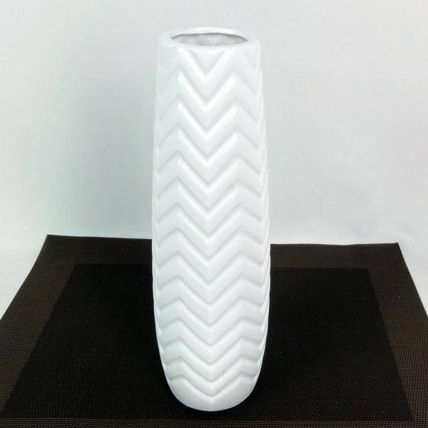 Wazon ceramiczny biały 13876A