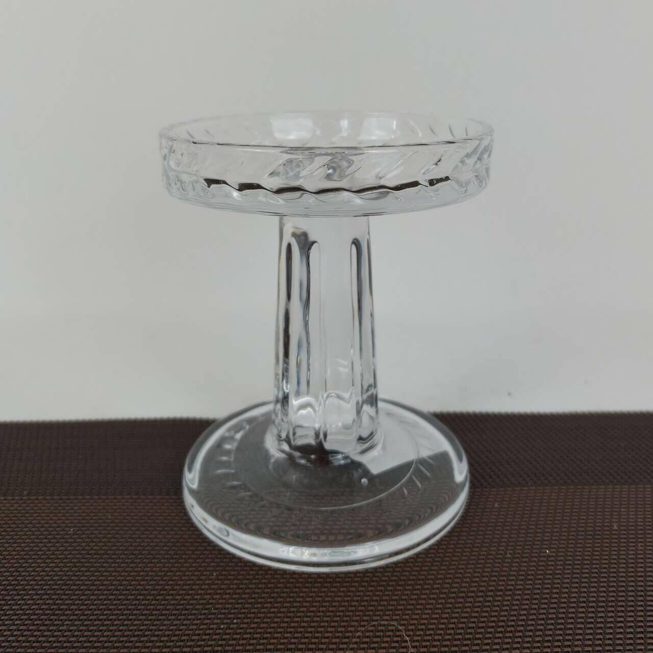 Świecznik szklany 12cm   C15295-2