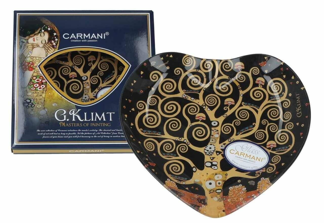 Talerz dek.serce G.Klimt drzewo życia