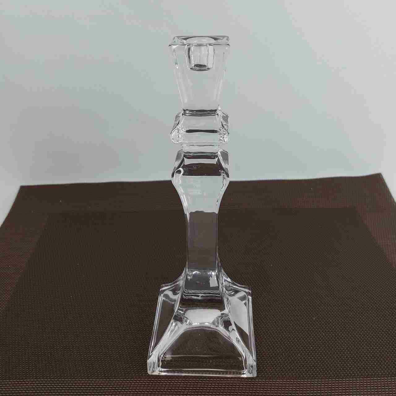 Świecznik szklany 25cm