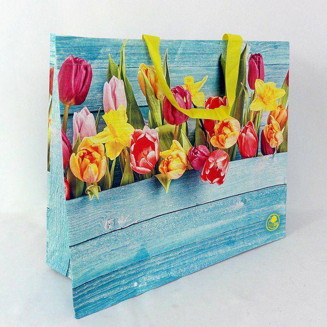 Torba na zakupy PP tkany 45x40cm