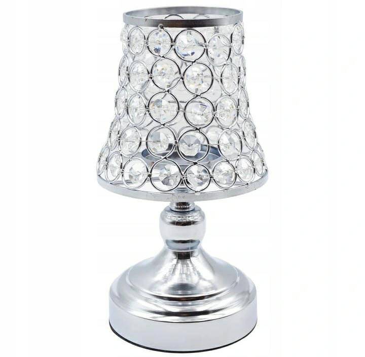 Świecznik srebrny lampka D1973