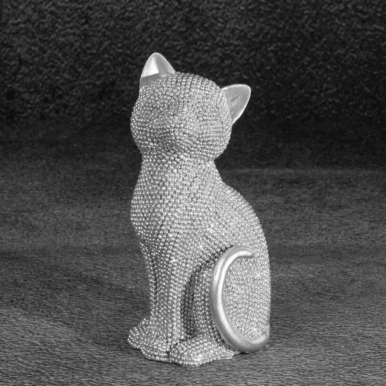 ELDO Kot srebrny 15cm