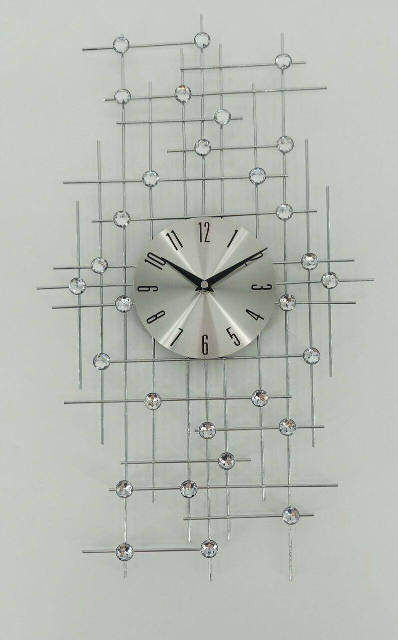 Zegar ścienny metalowy 56x33cm
