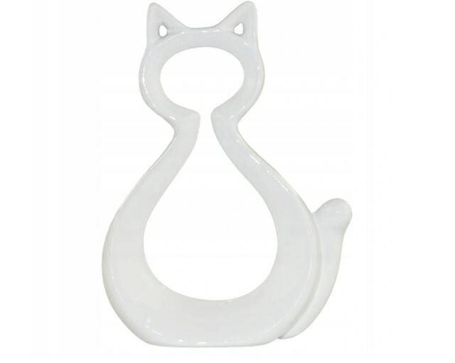 Kot ceramiczny biały TG52782-1