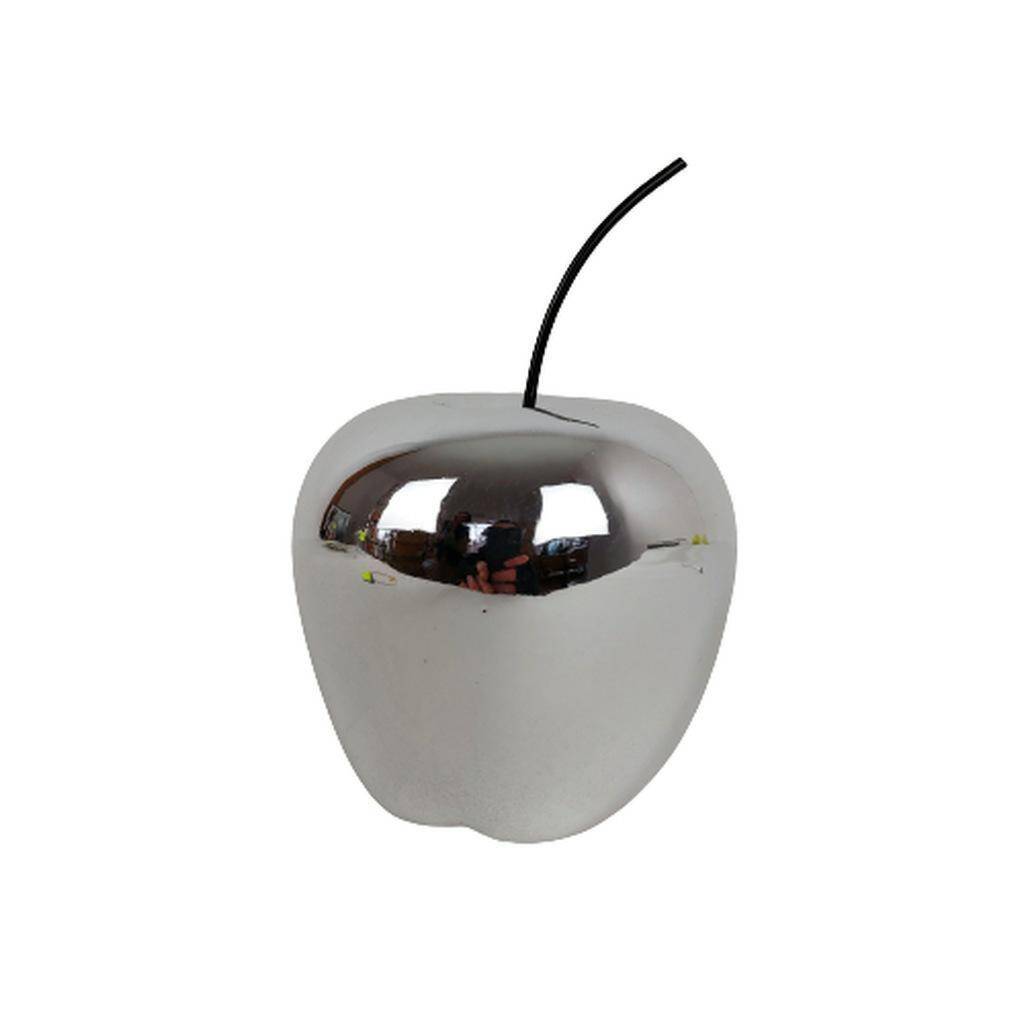 Jabłko ceramiczne srebrne TG46373-5