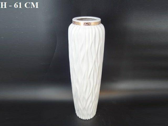 Wazon ceramiczny biały 61cm Q-24489/W