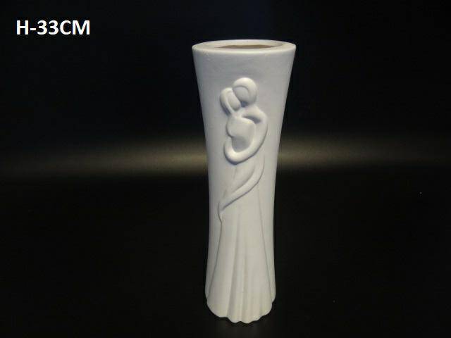 Wazon ceramiczny Biały 33cm