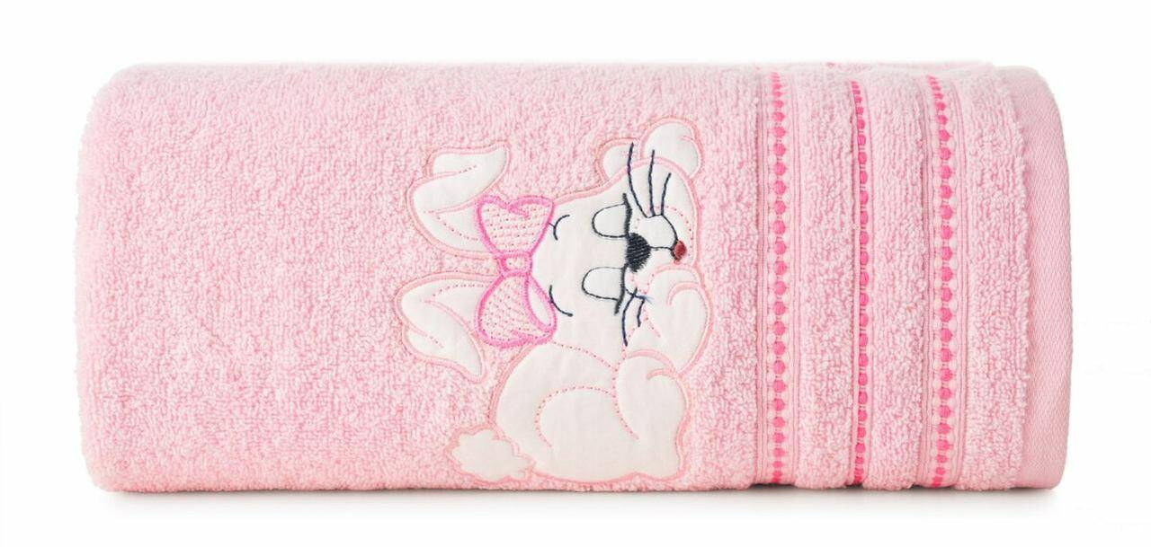 BABY38 Ręcznik różowy 30x50cm