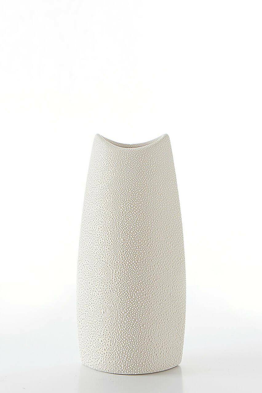 Riso Wazon ceramiczny kremowy 26cm