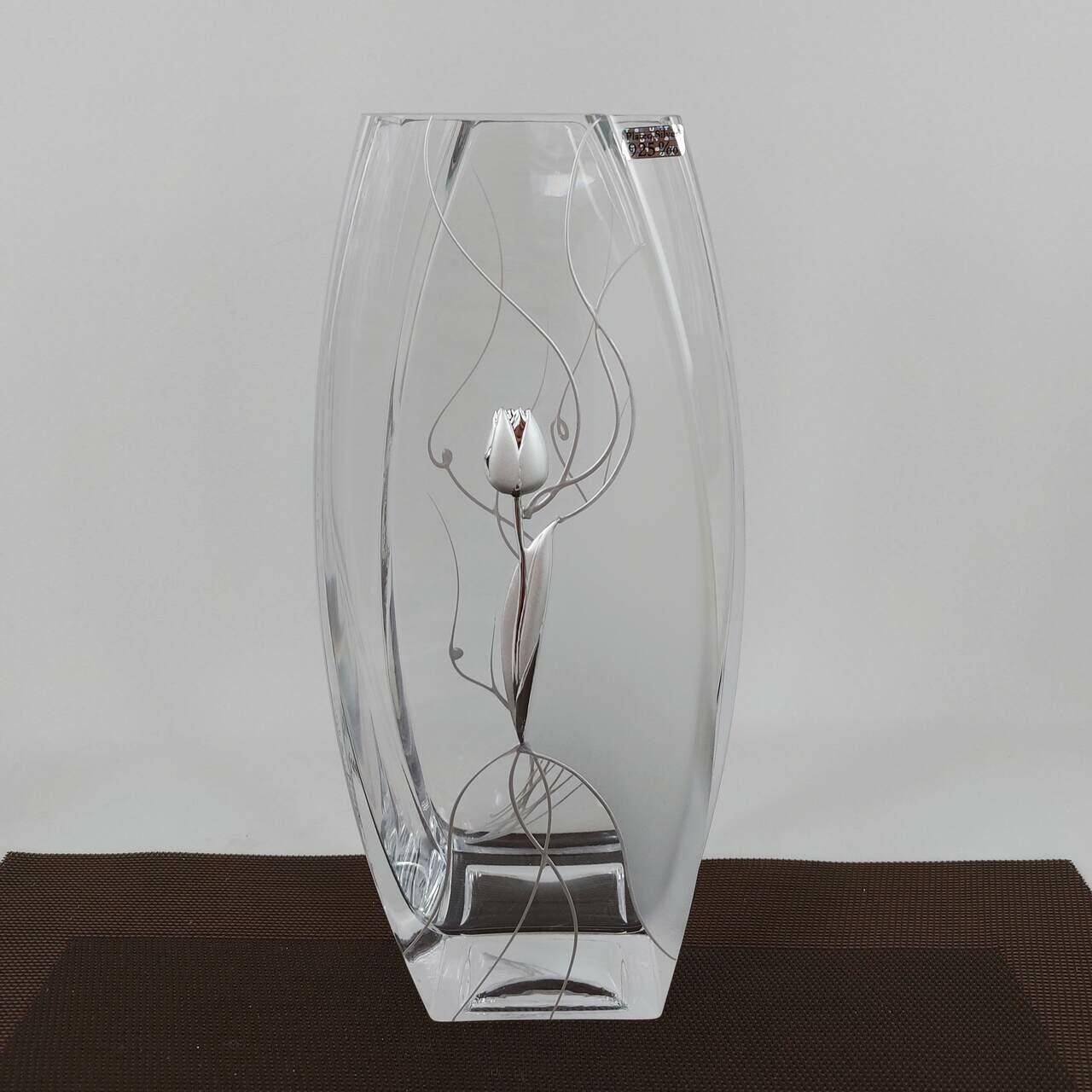 TS Wazon szklany zdobiony Tulipan 410 (Photo 1)