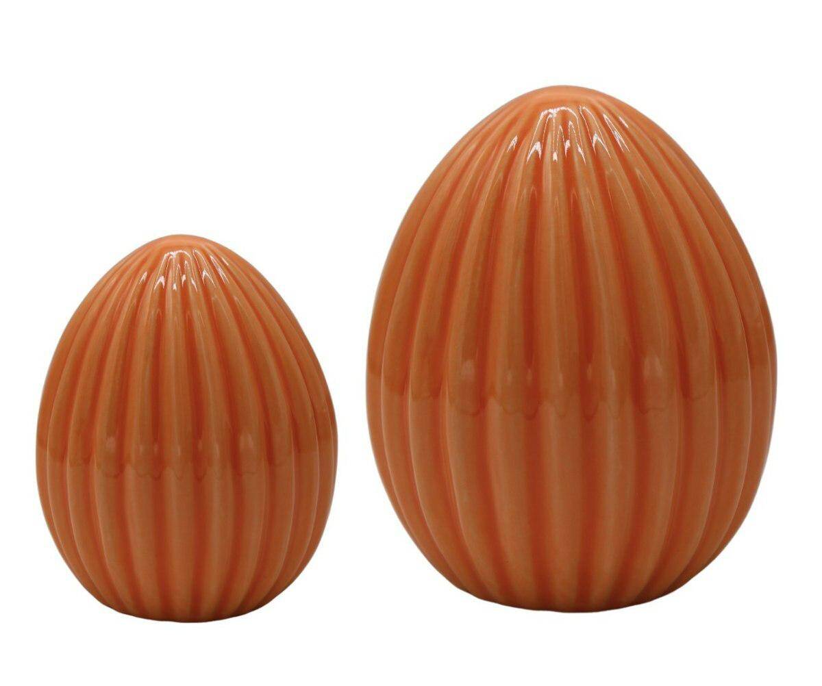 Jajko ceramiczne morelowe małe 88358