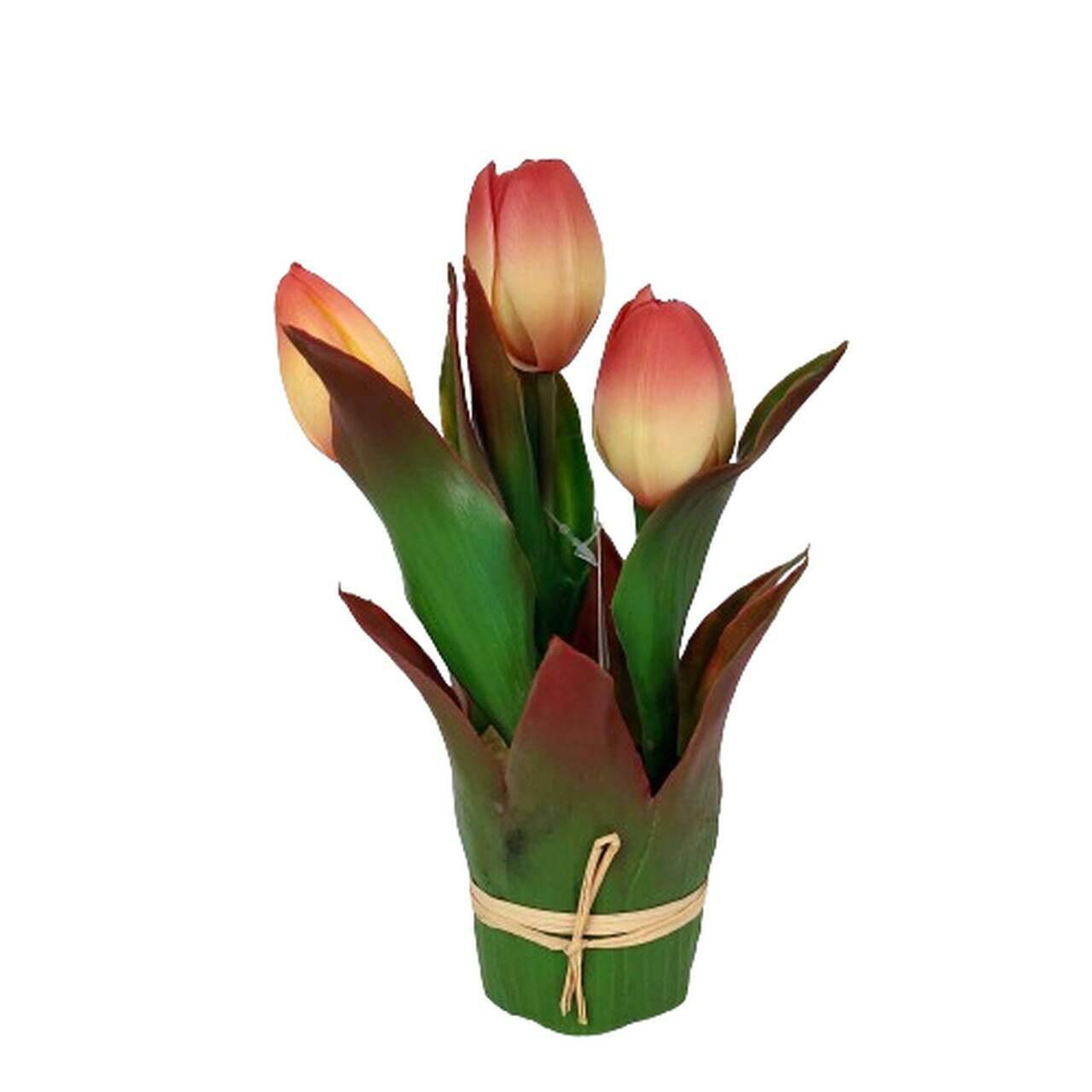 Tulipany z gumy w doniczce 22cm (Photo 1)