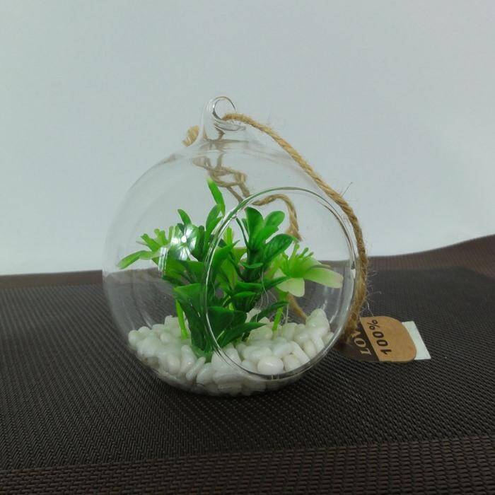 Szklana kula z miniaturką ogrodu 201200