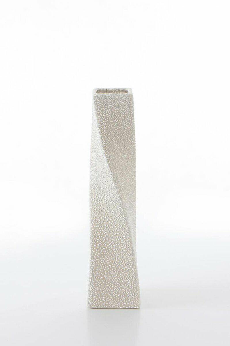 Riso Wazon ceramiczny kremowy 32cm