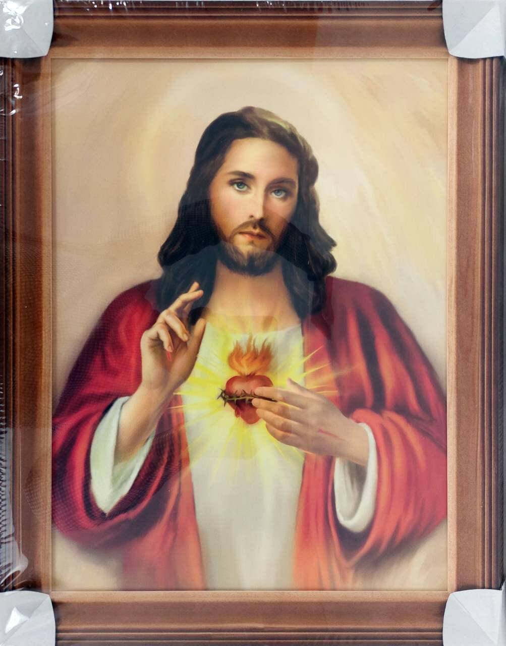 Obraz 30/40cm Jezus otwarte serce