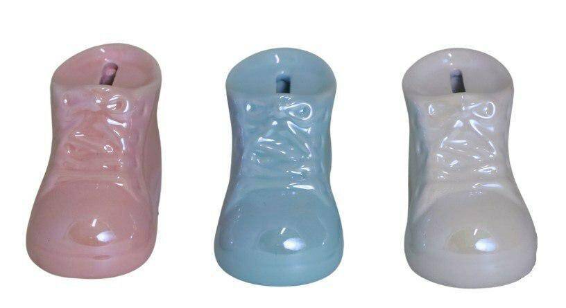 Skarbonka ceramiczna bucik mix