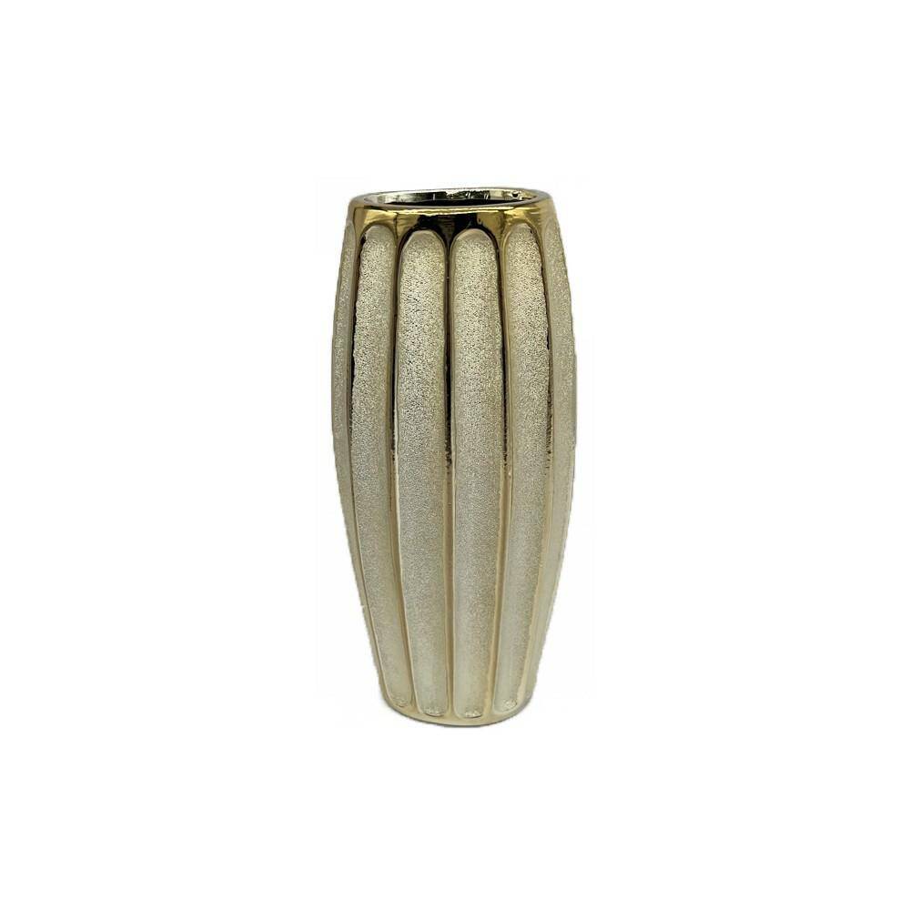 Wazon ceramiczny złoty platyna WZ32