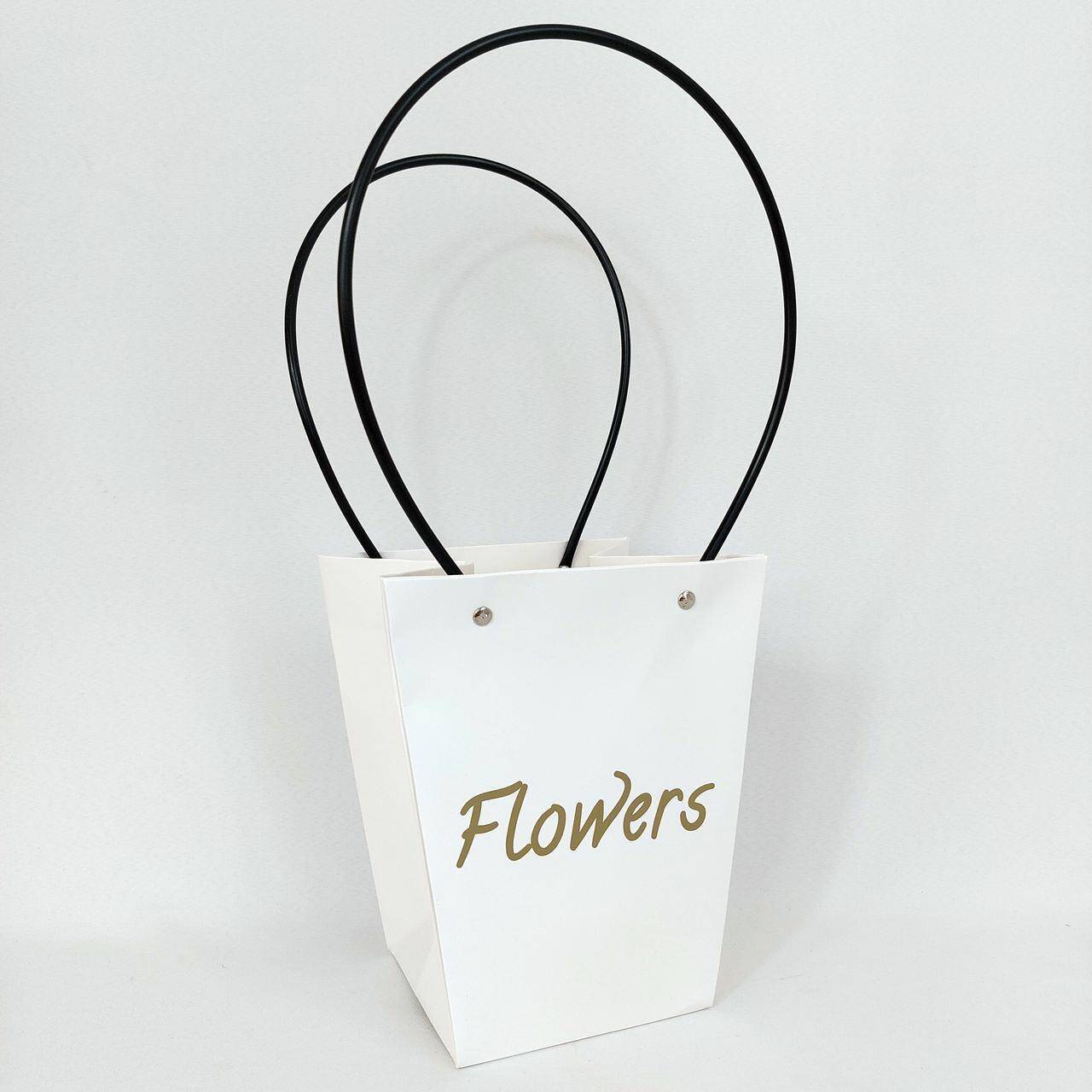 Flowerbox na kwiaty  YG1201 white+gold