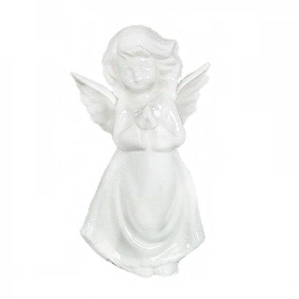 Anioł ceramiczny biały TG49478
