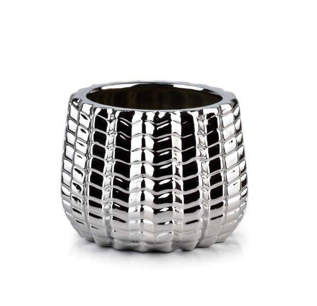 Cactus doniczka silver