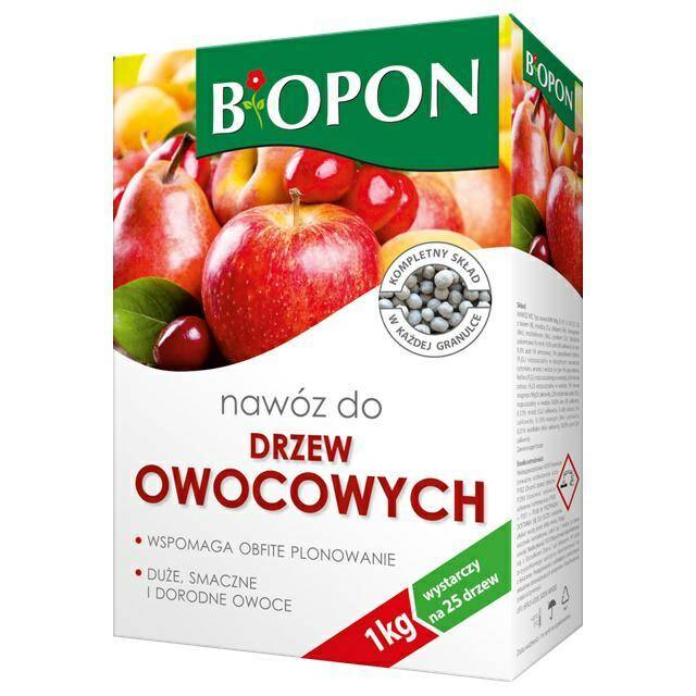 BIOPON NAWÓZ DO DRZEW OWOCOWYCH 1KG