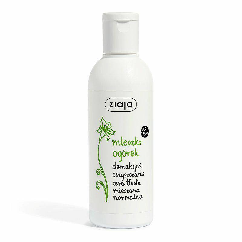 MLECZKO DO DEMAKIJAŻU ZIAJA 200ML OGÓREK