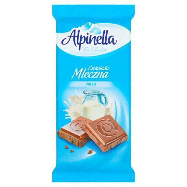 CZEKOLADA ALPINELLA 90G MLECZNA 2975