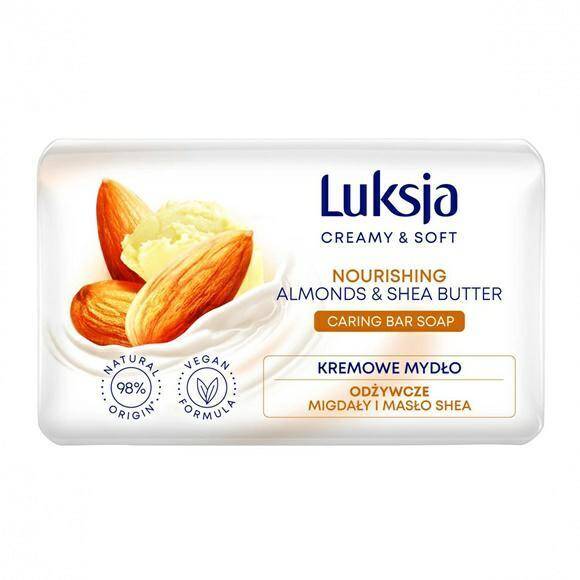 MYDŁO W KOSTCE LUKSJA 90G ALMOND