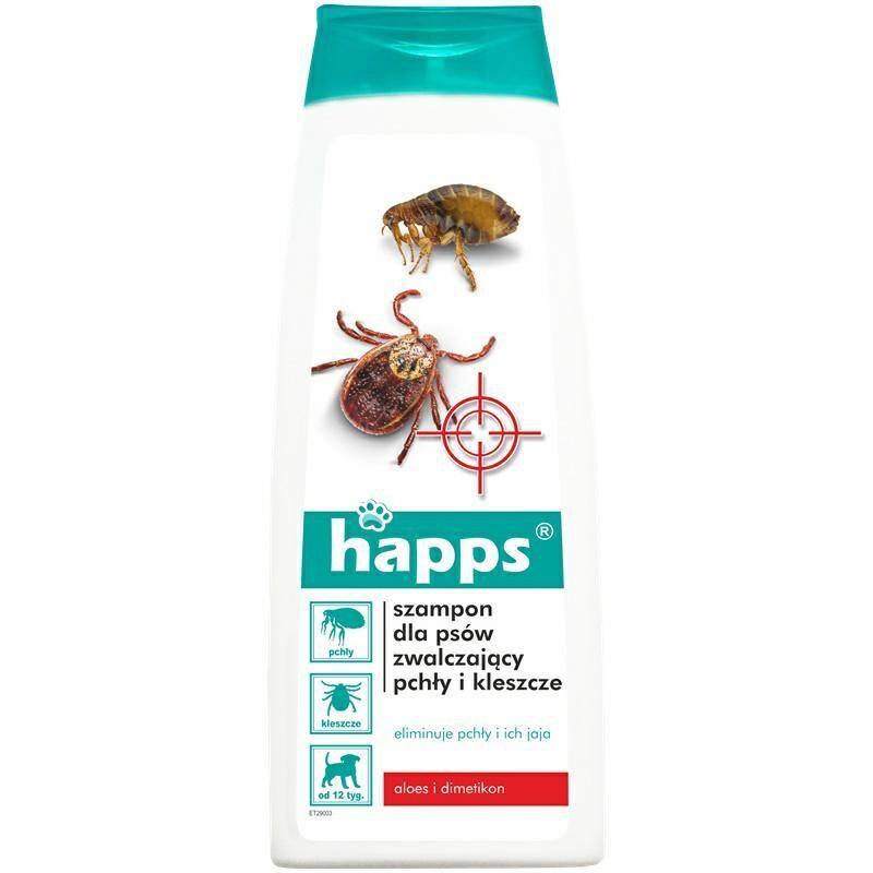 HAPPS SZAMPON DLA PSA 250ML PRZECIW