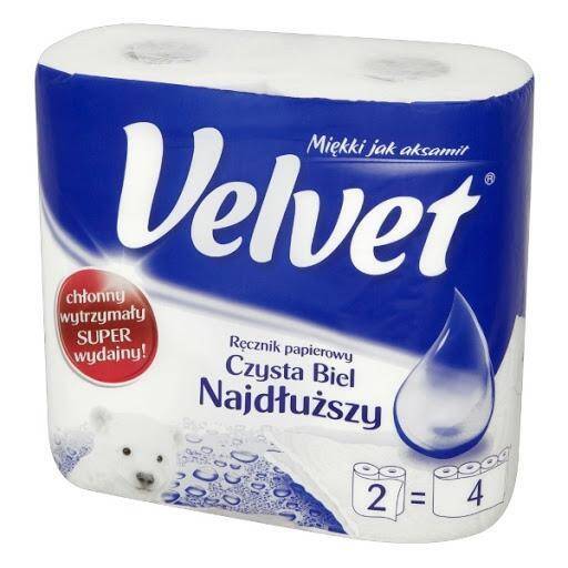 RĘCZNIK PAPIEROWY VELVET NAJDŁUŻSZY A2